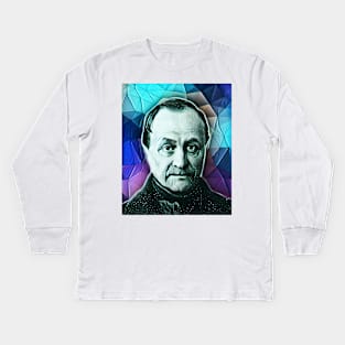 Auguste Comte Portrait | Auguste Comte Artwork 6 Kids Long Sleeve T-Shirt